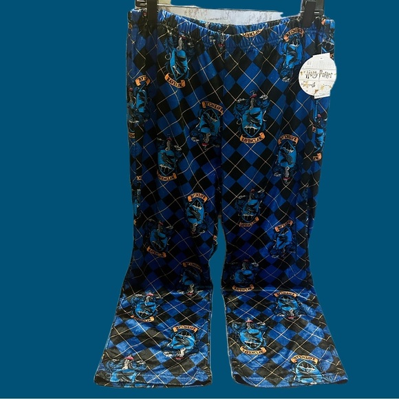 Warner Bros. Other - Harry Potter Men’s Pajama Bottoms - Blue and Black Pattern size XL